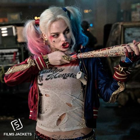 Harley Quinn’s world with the Suicide Squad Jacket