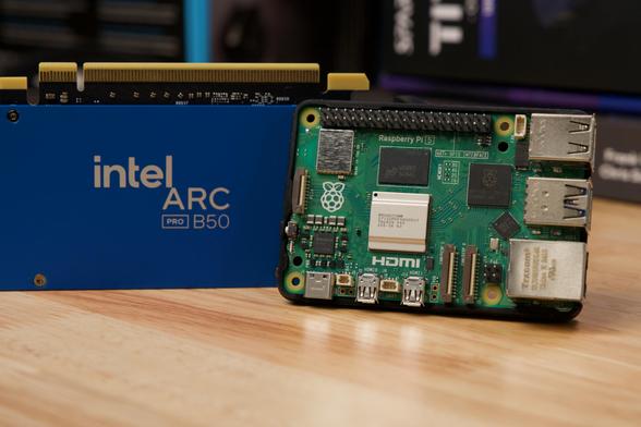 Intel Arc B50 on Pi 5