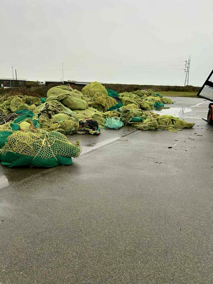 Fishing nets waiting in Denmark…