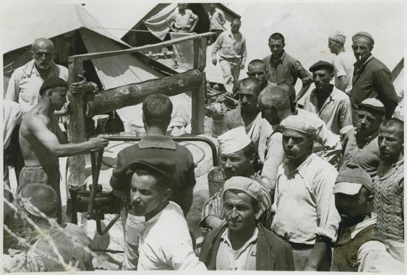 Gyaros Island of Exile - Penitentiary camp nr.4, one of the water wells - ICRC V-P-HIST-E-05815.JPG 13.06.1948 