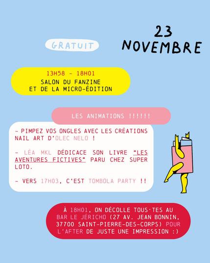 Juste une impression : programme de dimanche 23/11