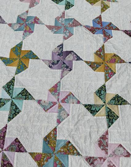 a close-up of another region of the quilt 