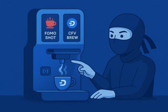 Nuova settimana.
Stessa direzione. 
Niente FOMO. 
Solo calma, fair value e un buon caffè ☕️💙

#Dash #Crypto #Coffee #GM
#FairValue #CFV #DashTo5000
#DigitalCash #Freedom #Privacy

https://x.com/ItaliaDash/status/1990297559810912292?s=20