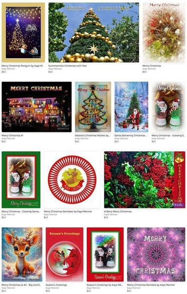 25% off all #Greeting #Cards on my site. Sale is for 17th November US Eastern time till midnight. I have attached images of only Christmas Images
By Kaye Menner
https://kaye-menner.pixels.com/art/cards