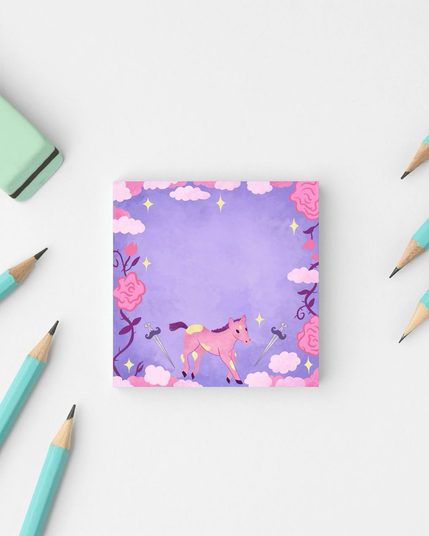 Bloc-notes petit cheval papeterie idée cadeau