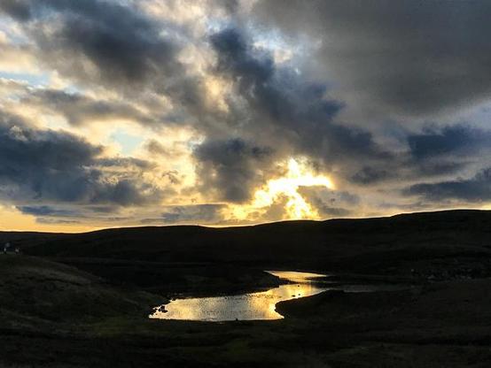 Loch of something (name escapes me) but it is in Shetland