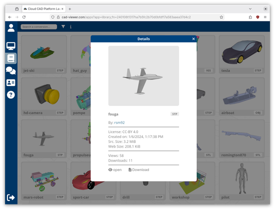 CAD-Viewer.com Public Library