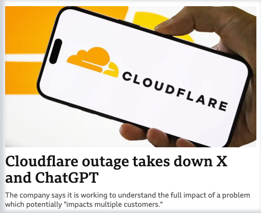 X and ChatGPT are down.