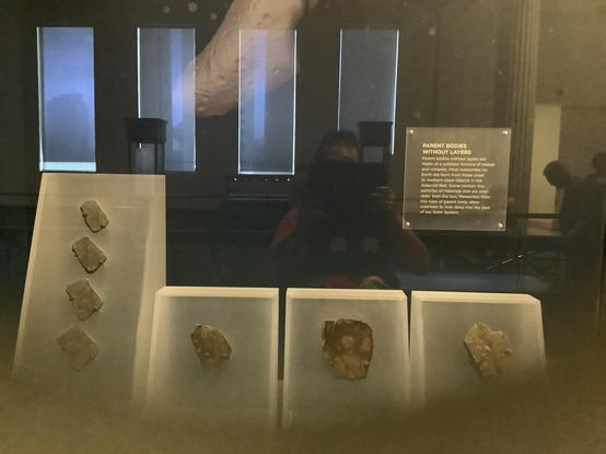 #meteorite is a rock that originated in outer space and has fallen to the surface of a planet or moon. When the original object enters the atmosphere, various factors such as friction, pressure, and chemical interactions with the atmospheric gases