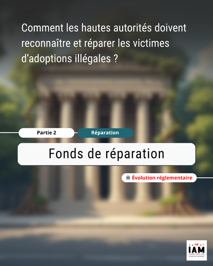 Partie 2 / Réparation /
- Fonds de réparation