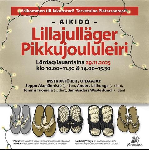 Pikkujoululeirin 29.11. ilmoitus
