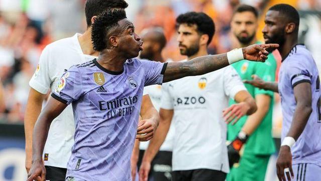 Vinícius va denunciar insults racistes a Mestalla l'any 2023 (Europa Press)