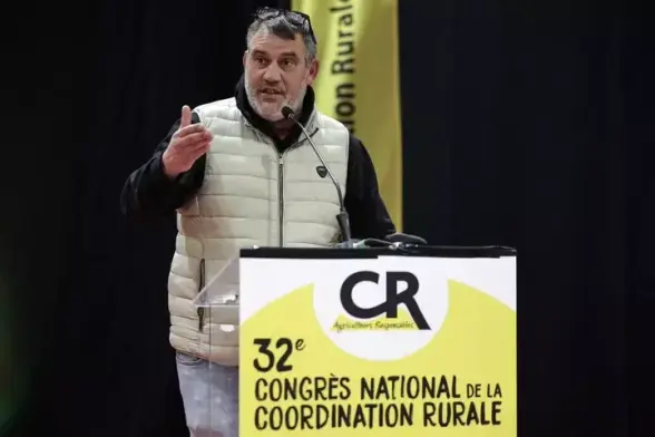 Le 19 novembre 2025, l’éleveur de vaches limousines Bertrand Venteau a été élu président de la Coordination rurale.