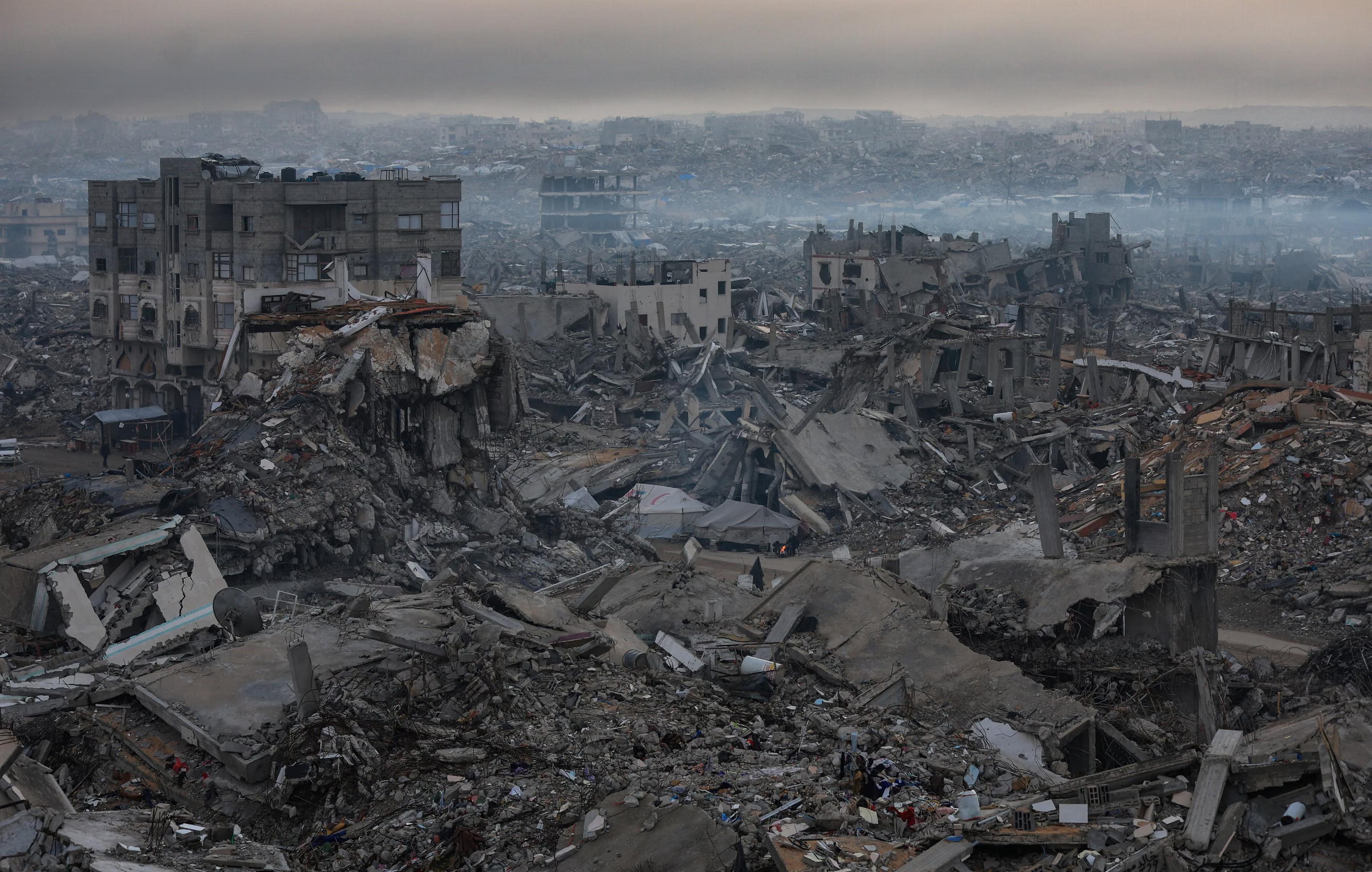 A picture of devastation in Gaza.