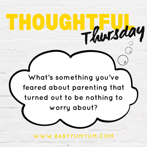 Sometimes the scariest parts are the ones we grow through the most 💛 Share your “I worried for nothing” moment 👇  #BabyYumYum #BYY #ThoughtfulThursday #ParentingJourney #RealParenting #ModernParenting #GrowthMoments #ParentingFears #LessonsInParenting