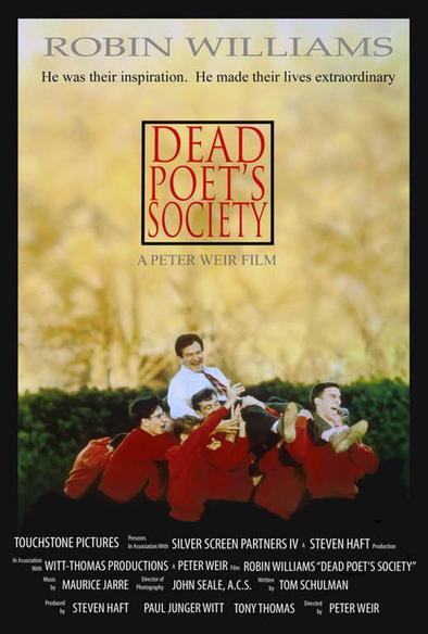 Poster for the 1989 movie Dead Poets Society