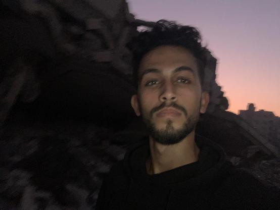 Mohammed Shobair, 23 years old, from Gaza