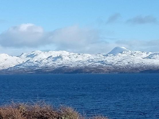 Snowy mountains are just gorgeous