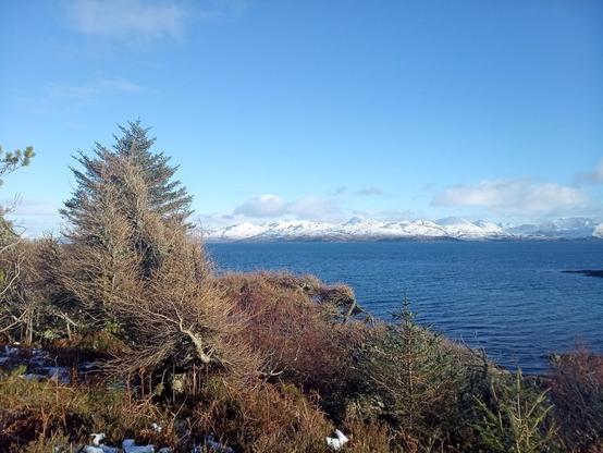 Snowy mountains make my day