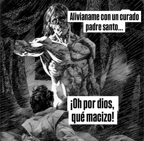 Victor presenciando a tremendo mamado que ha creado