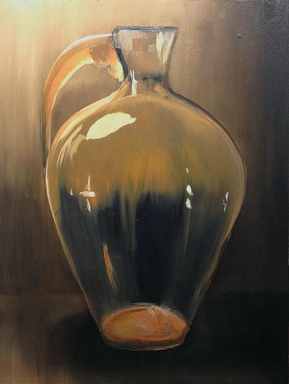 Yellow Vase
Acrylic on panel, 12x16