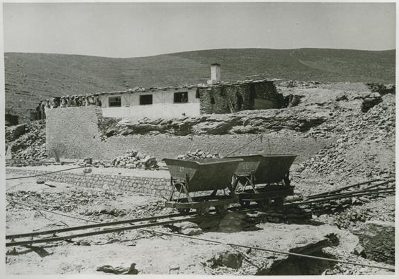 Gyaros Island of exile - Penitentiary camps, the site of the prison building. "The bakery ...". - ICRC V-P-HIST-E-05822.JPG 13.06.1948