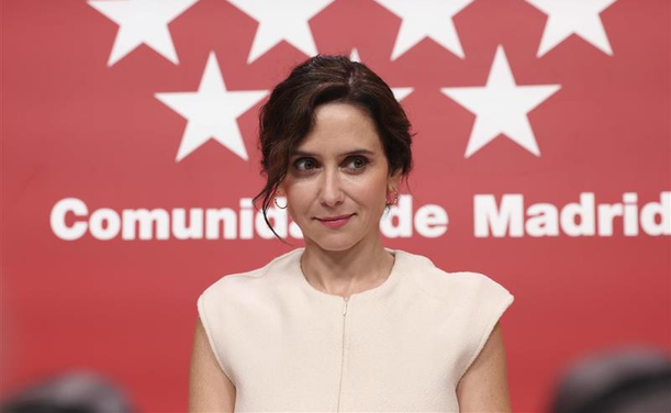 Ayuso ha carregat contra el fiscal general i contra el govern de Pedro Sánchez (Efe/ Kiko Huesca)