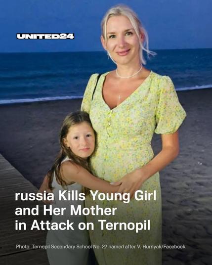russia kills young girl and her mother in attack on ternopil
photo: ternopil secondary school no. 27
