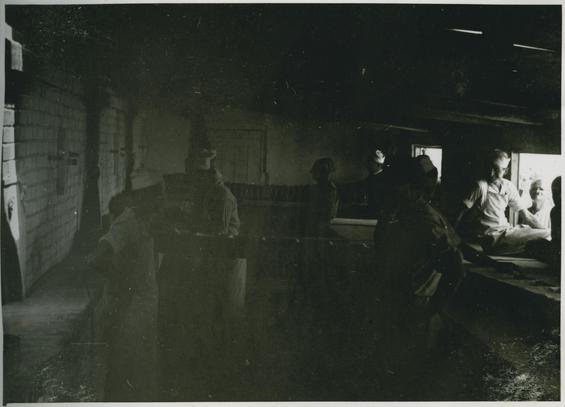 Gyaros Island of Exile - Penitentiary camp, bakery, "View from the ovens." - ICRC V-P-HIST-E-05823.JPG 13.06.1948