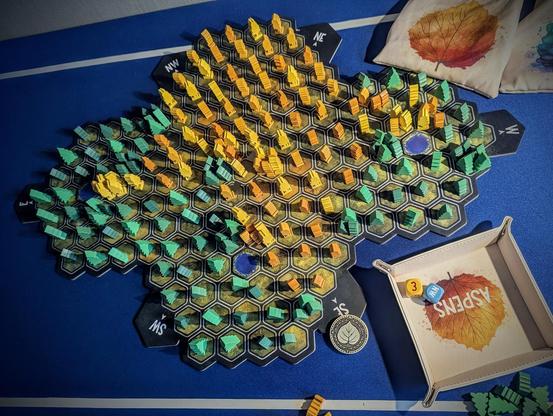 Aspens board game first play