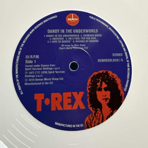 Dandy in the Underworld Marc Bolan T.REX la el side A