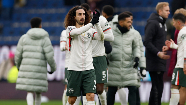 Marc Cucurella, després del partit (Reuters/Jason Cairnduff)