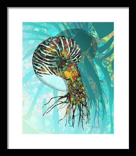 Echoes of the Deep Nautilus Shell by Joan Stratton - paintingsbyjoan.com

The nautilus shell is more than a home, it’s a living spiral of sacred geometry, a blueprint of balance and beauty. Ancient mariners believed it held the rhythm of the ocean itself, a natural compass guiding souls through watery realms.

This piece captures that quiet majesty: a vibrant nautilus shell blooming with colour and motion, its ribbed spirals reaching outward like echoes of time. The tentacles dance like sea-born brushstrokes, and the layered background feels like a dream beneath the waves.

It feels like serenity wrapped in motion. Like the hush of the reef before the tide turns. Like holding a secret the ocean whispered just to you.

Created using my Ether Art technique - hand-drawn digitally from a blank canvas, this piece blends expressive abstraction with storytelling and vibrant colours.

Echoes of the Deep Nautilus Shell is perfect for lovers of marine symbolism, surreal nature, and joyful design. Available across fine art prints, canvases, puzzles, apparel, and home décor.

Loaded without a background so you can choose your own colour on products :)

Explore more expressive aquatic shells and abstract works in my gallery at:
https://joan-stratton.pixels.com/collections/shell+art