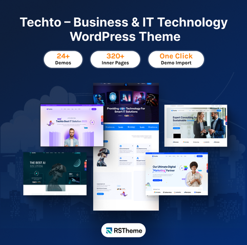 🚀 Techto – Business & IT WordPress Theme

24+ demos, 320+ pages, and one-click import to launch your tech website fast.
Perfect for IT, SaaS, Consulting & Startups.

https://themeforest.net/item/techto-business-it-technology-wordpress-theme/57787515

#techto #wordpresstheme #ittechnology #elementor