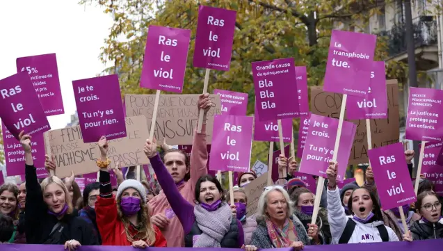 Manifestation à l'appel du collectif "Nous Toutes"