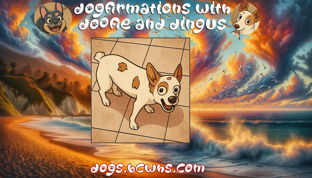 Dogfirmations with Doofie and Dingus: Being Yourself
 
Sometimes Dingus pretends to be normal, but it gets boring, so he goes back to being himself.