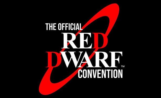 A website banner with the words "The Official Red Dwarf Convention" across a blacckground