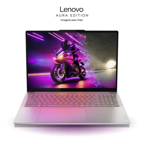 Lenovo Yoga Pro 9i Gen 10 2025 avec écran OLED 3.2K tactile, processeur Intel Core Ultra 9 285H, RTX 5070, 32Go RAM et design premium en aluminium gris.