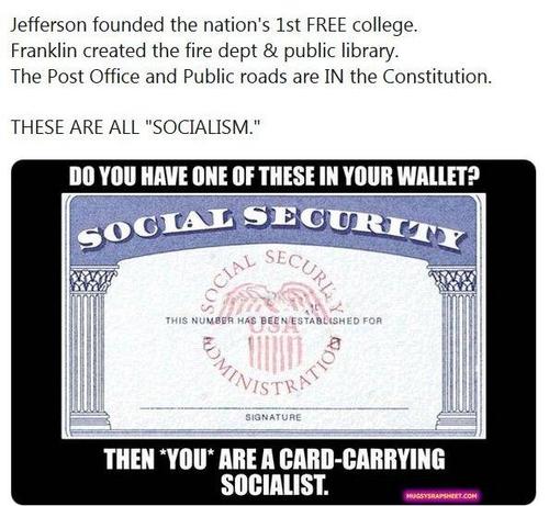 The founding fathers were Democratic Socialists.