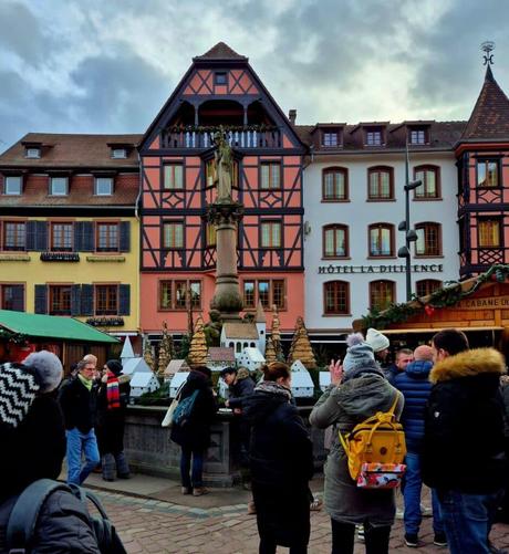 Weihnachtsmarkt in Obernai (Oberehnheim) im Elsass