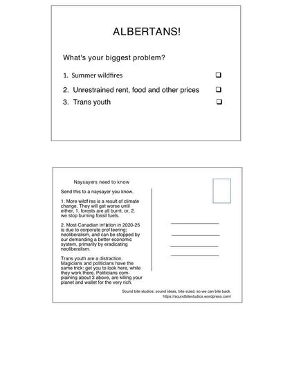 Albertan's problems?