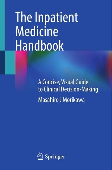 By aiming to do this, it provides a succinct demonstration of ideas to deal with common medical conditions encountered on the adult inpatient medicine floor.  
The flow of ideas and procedures is detailed in a simplified way to guide learners to master the essence of each medical condition. Inpatient Medicine Handbook is organized into four specific sections. The first one is titled fundamentals and includes chapters on basic medical knowledge not specifically linked to a specialty. Some of these chapters include acid-base interpretation, minerals, fluid, nutrition, anemia and substance abuse. The second section focuses on a variety of surgical topics such as perioperative medicine, vascular medicine and transplant medicine. The third and largest section discusses essential topics that are the most common problems encountered in inpatient medicine. These include inpatient dermatology, acute pancreatitis, pneumonia, COPD and epilepsy, among others. The book ends with essential formulas and vocabularies needed to treat patients. Each chapter includes a flowchart to help guide the user in their care.