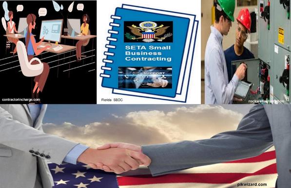 SETA contracting is often utilized by the government to enhance small business contracting participation by firms who can offer quality services in support of internal agency facilities or operations. 