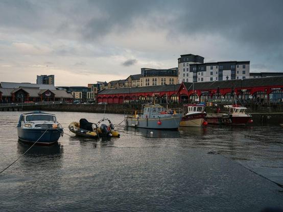 Hafen von Newhaven in Leith