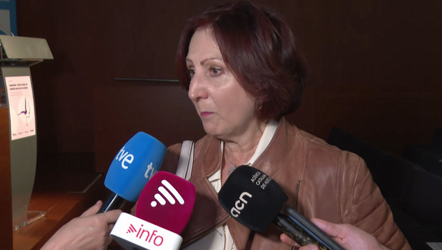 Teresa Peramato en un congrés de violència vicària (3CatInfo)