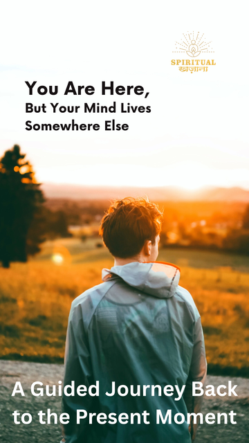 You are here but your mind lives somewhere else