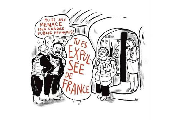 Dessin posté par Elena Mistrello sur son compte Instagram.
© Elena Mistrello