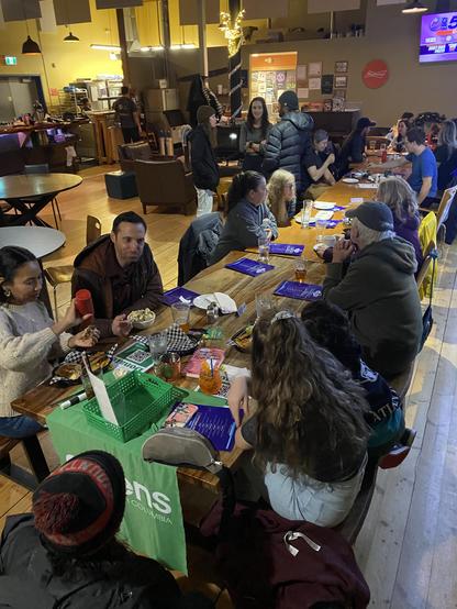 Emily Lowan & the BC Green team meet with supporters in Terrace, BC.