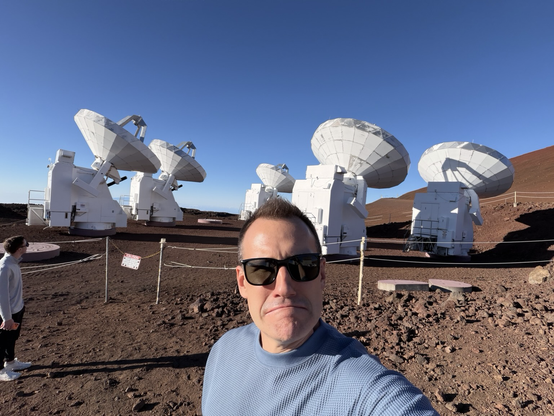 Me among Mauna Kea observatories 