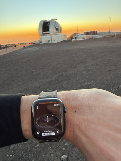 Proof of altitude at the accessible Mauna Kea peak